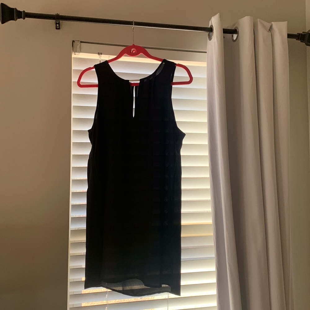 Sheer black shift dress - Forever 21